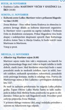 To soboto goduje sv. Martin  1